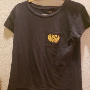 Black RVCA tee